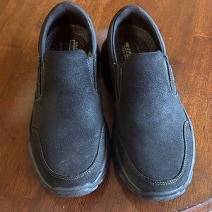 Skechers Men's Black Slip-On Loafers